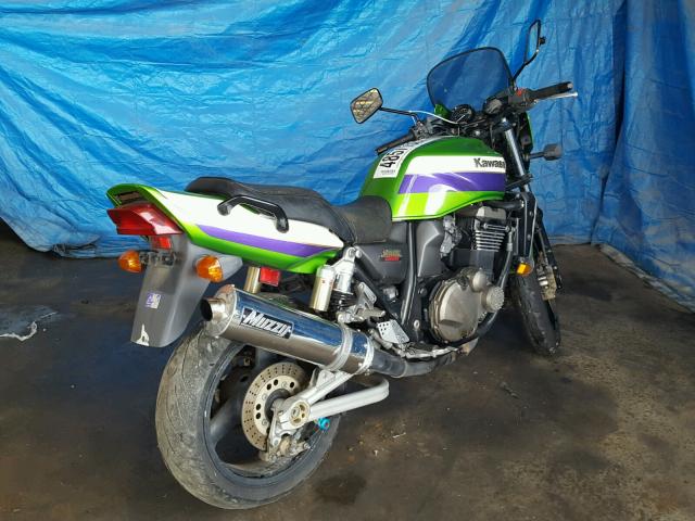 JKAZR9A121A006705 - 2001 KAWASAKI ZR1200 A GREEN photo 4