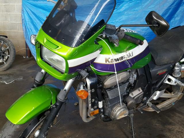 JKAZR9A121A006705 - 2001 KAWASAKI ZR1200 A GREEN photo 9