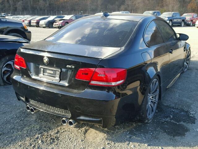 WBSWD935X9P361047 - 2009 BMW M3 BLACK photo 4