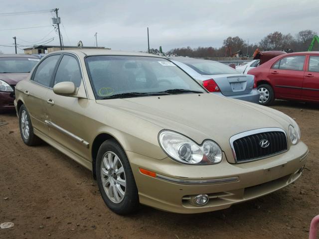 KMHWF35H52A505906 - 2002 HYUNDAI SONATA GLS GOLD photo 1