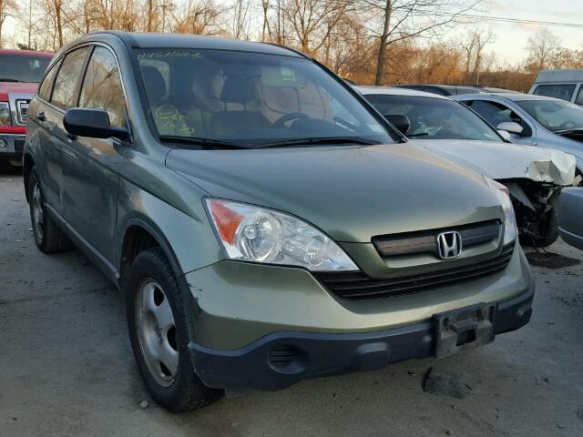 5J6RE48368L032521 - 2008 HONDA CR-V LX GREEN photo 1