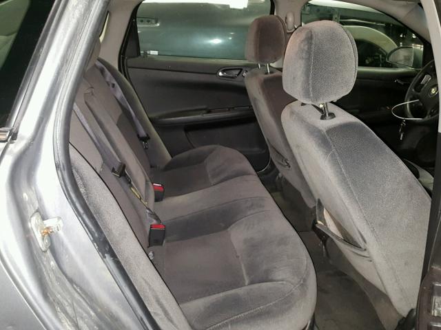 2G1WT58K469435602 - 2006 CHEVROLET IMPALA LT GRAY photo 6