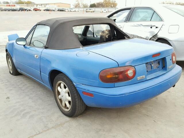 JM1NA3519L0145242 - 1990 MAZDA MX-5 MIATA BLUE photo 3