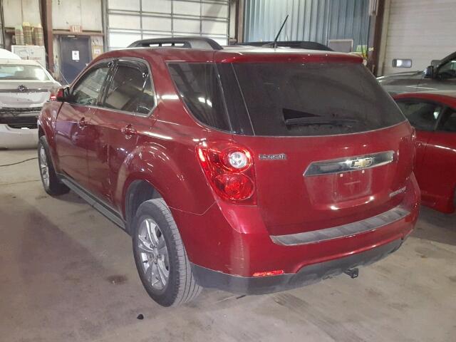 1GNALBEK8EZ129468 - 2014 CHEVROLET EQUINOX LT RED photo 3