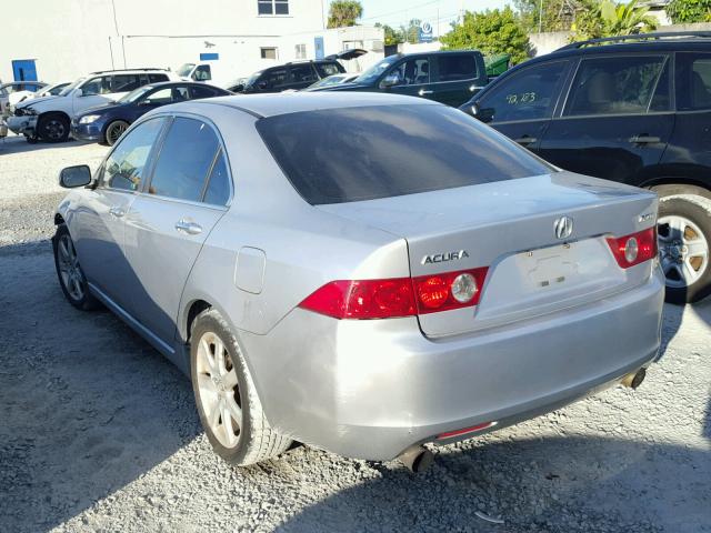 JH4CL96834C804589 - 2004 ACURA TSX SILVER photo 3