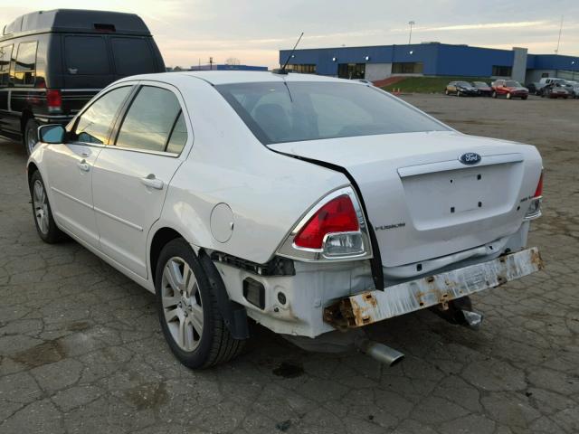 3FAHP08149R218974 - 2009 FORD FUSION SEL WHITE photo 3