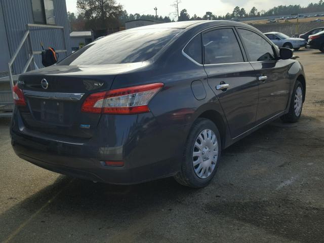 1N4AB7AP6EN855319 - 2014 NISSAN SENTRA S GRAY photo 4