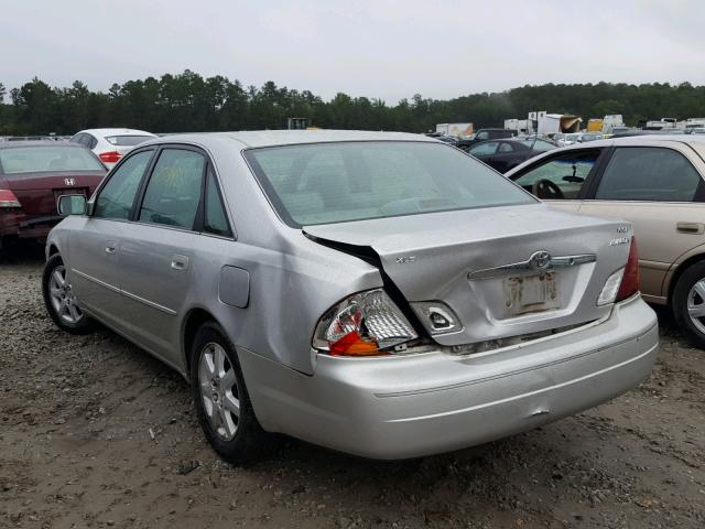 4T1BF28B01U158482 - 2001 TOYOTA AVALON XL SILVER photo 3