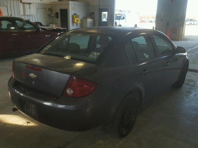 1G1AK55F367627759 - 2006 CHEVROLET COBALT LS GRAY photo 4