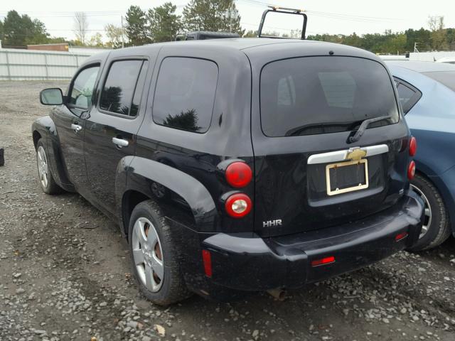 3GNDA13D17S620143 - 2007 CHEVROLET HHR LS Negro foto 3