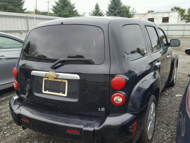 3GNDA13D17S620143 - 2007 CHEVROLET HHR LS Negro foto 4
