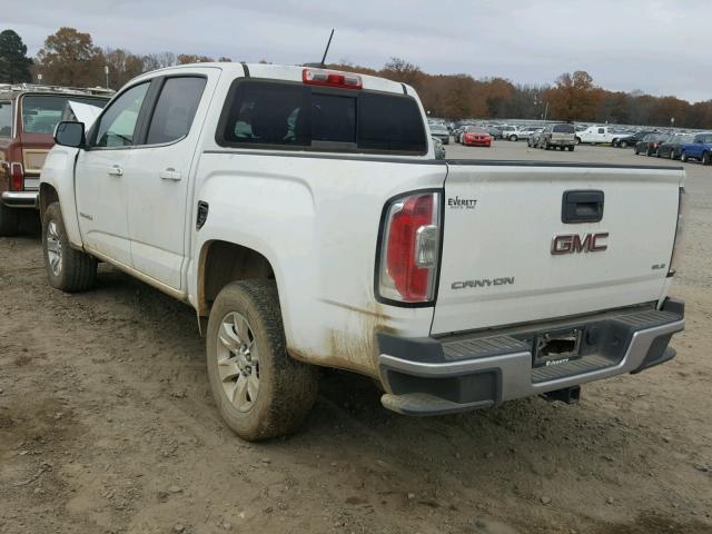 1GTG5BE31F1257914 - 2015 GMC CANYON SLE WHITE photo 3