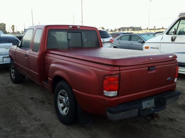 1FTYR14V9YPB20497 - 2000 FORD RANGER SUP RED photo 3