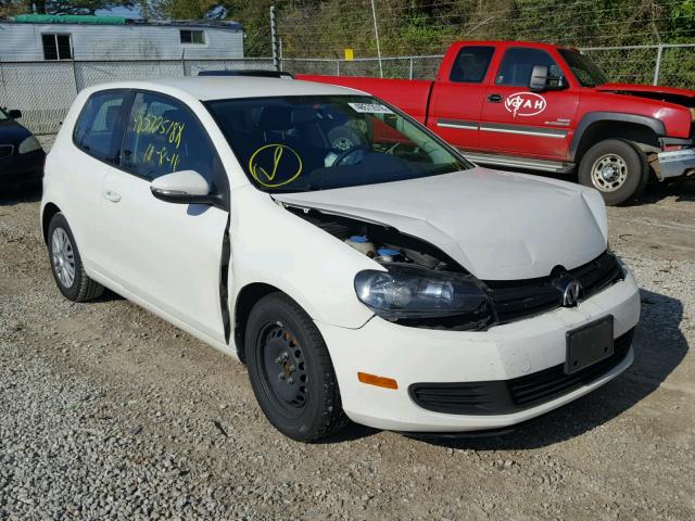 WVWAB7AJ2BW094493 - 2011 VOLKSWAGEN GOLF WHITE photo 1