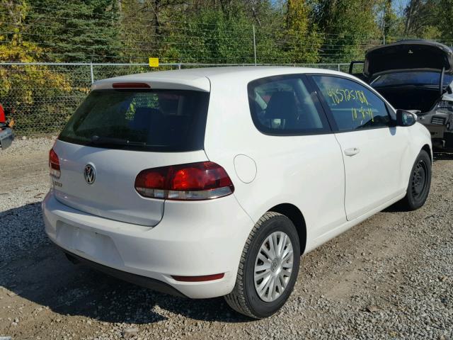WVWAB7AJ2BW094493 - 2011 VOLKSWAGEN GOLF WHITE photo 4