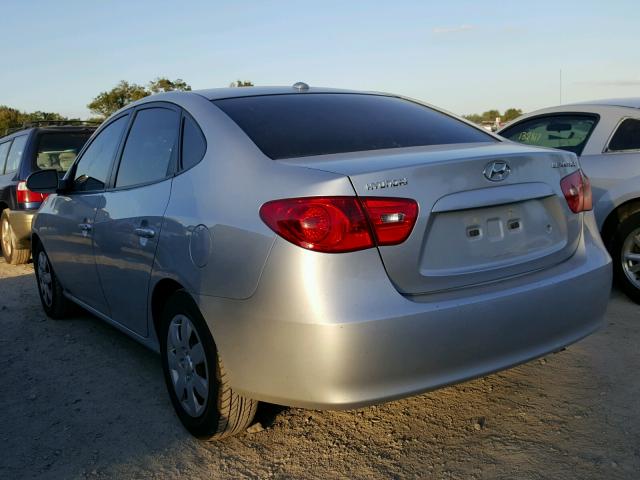 KMHDU46D78U465186 - 2008 HYUNDAI ELANTRA GL SILVER photo 3