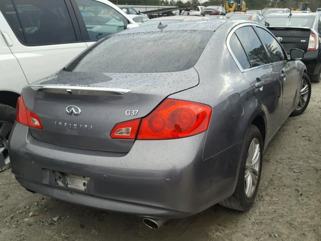 JN1CV6AP2BM509616 - 2011 INFINITI G37 BASE GRAY photo 4