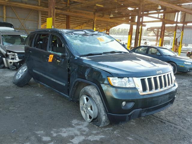 1J4RR4GG0BC520640 - 2011 JEEP GRAND CHER GREEN photo 1