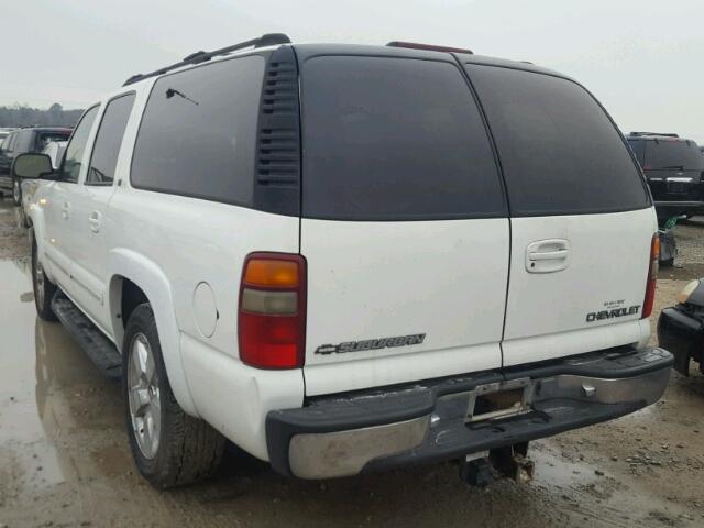 3GNEC16T11G181442 - 2001 CHEVROLET SUBURBAN C WHITE photo 3