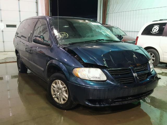 1D4GP24E47B208816 - 2007 DODGE GRAND CARA BLUE photo 1