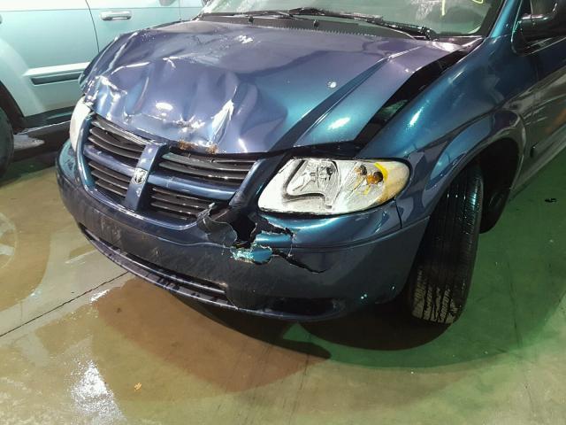 1D4GP24E47B208816 - 2007 DODGE GRAND CARA BLUE photo 9