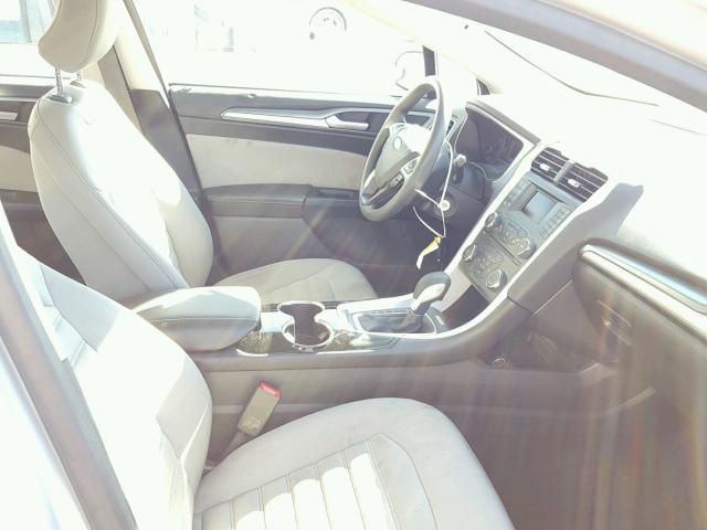 3FA6P0G77FR211526 - 2015 FORD FUSION S SILVER photo 5