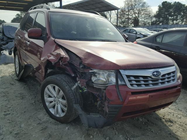 JF2SHADCXCH445591 - 2012 SUBARU FORESTER 2 RED photo 1