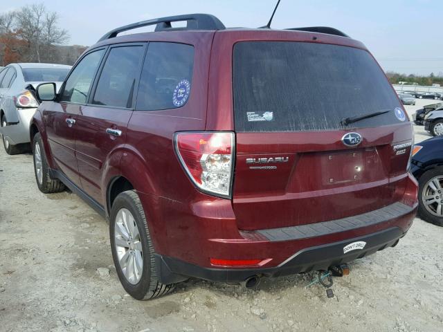 JF2SHADCXCH445591 - 2012 SUBARU FORESTER 2 RED photo 3