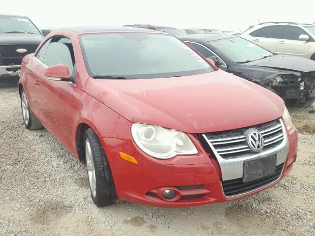 WVWDA71F27V002324 - 2007 VOLKSWAGEN EOS 2.0T S RED photo 1