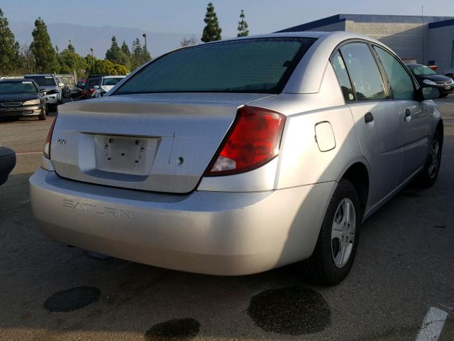 1G8AF52F53Z159379 - 2003 SATURN ION LEVEL SILVER photo 4