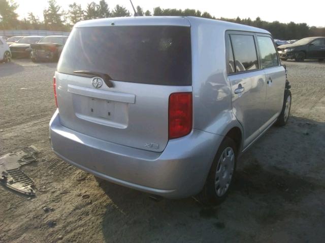 JTLKE50E381027626 - 2008 TOYOTA SCION XB 银色 照片 4