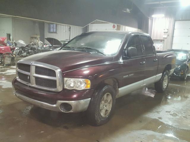 1D7HA18N35S251649 - 2005 DODGE RAM 1500 S MAROON photo 2