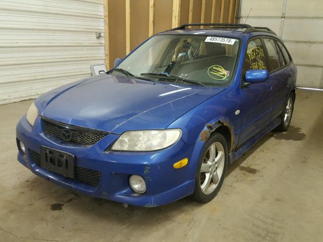 JM1BJ245131206028 - 2003 MAZDA PROTEGE PR BLUE photo 2