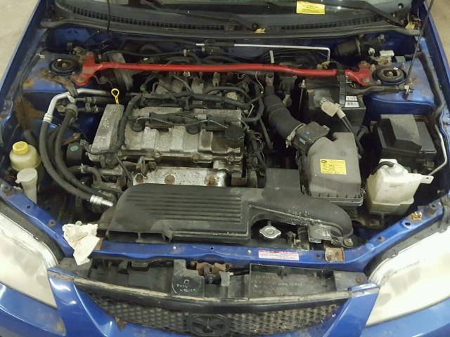 JM1BJ245131206028 - 2003 MAZDA PROTEGE PR BLUE photo 7