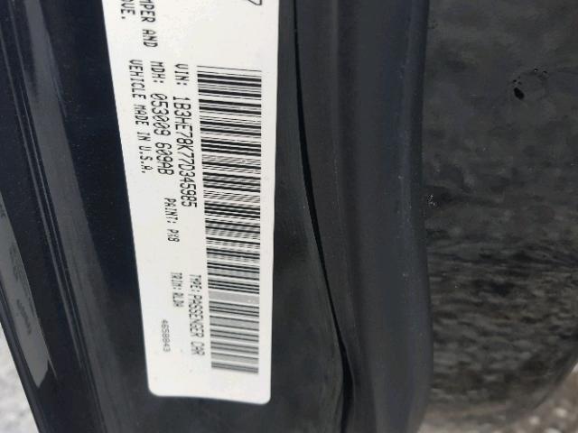 1B3HE78K77D345985 - 2007 DODGE CALIBER R/ BLACK photo 10