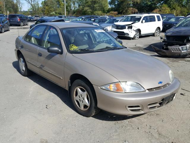 1G1JC524527213330 - 2002 CHEVROLET CAVALIER B TAN photo 1