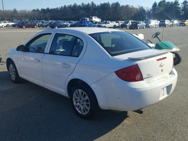 1G1AD5F58A7119635 - 2010 CHEVROLET COBALT 1LT WHITE photo 3