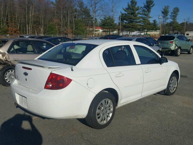 1G1AD5F58A7119635 - 2010 CHEVROLET COBALT 1LT WHITE photo 4