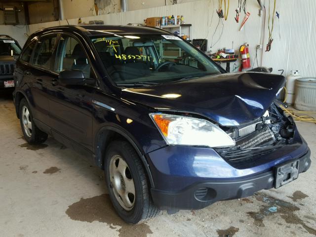 5J6RE48328L029230 - 2008 HONDA CR-V LX BLUE photo 1