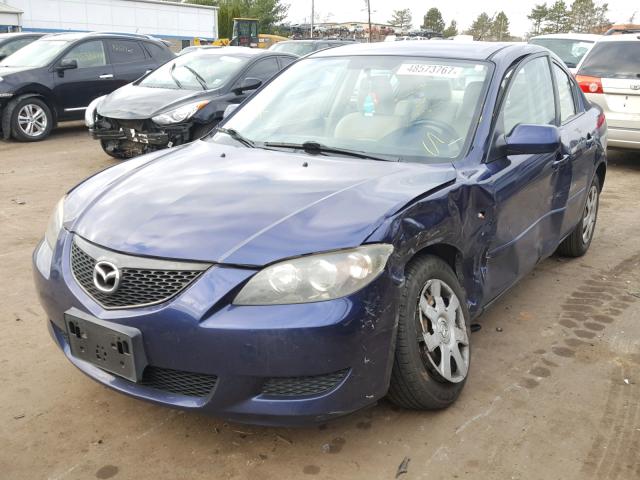 JM1BK12F261511979 - 2006 MAZDA 3 I BLUE photo 2