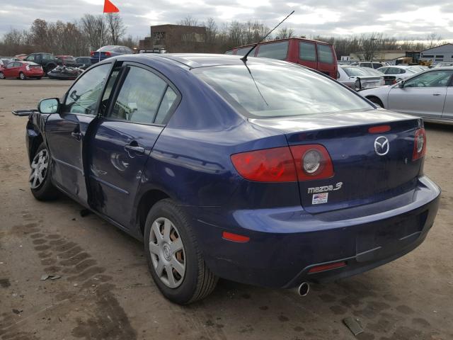 JM1BK12F261511979 - 2006 MAZDA 3 I BLUE photo 3