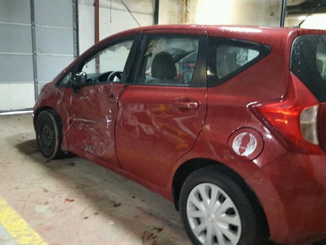 3N1CE2CPXFL352276 - 2015 NISSAN VERSA NOTE RED photo 10