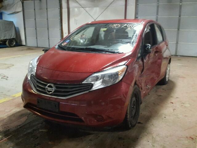 3N1CE2CPXFL352276 - 2015 NISSAN VERSA NOTE RED photo 2