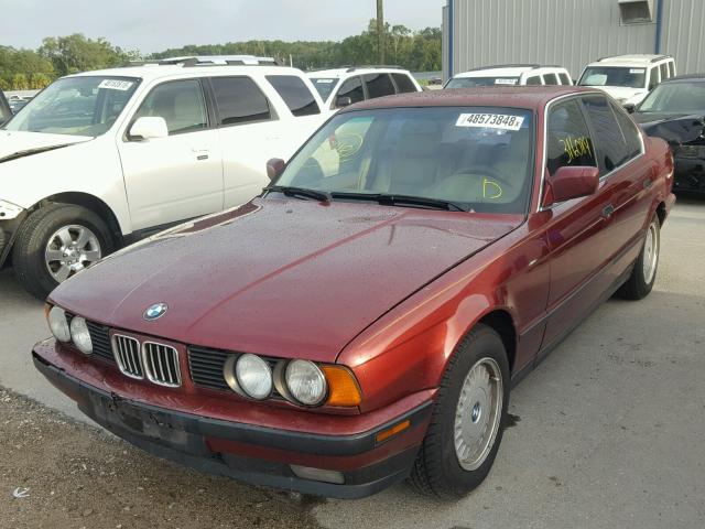 WBAHD6317NBJ83033 - 1992 BMW 525 I AUTO RED photo 2