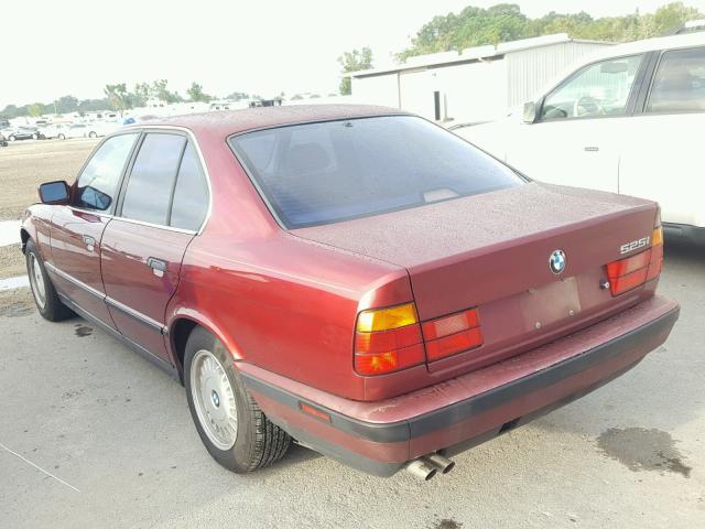 WBAHD6317NBJ83033 - 1992 BMW 525 I AUTO RED photo 3