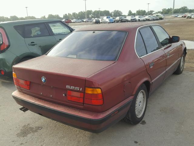 WBAHD6317NBJ83033 - 1992 BMW 525 I AUTO RED photo 4