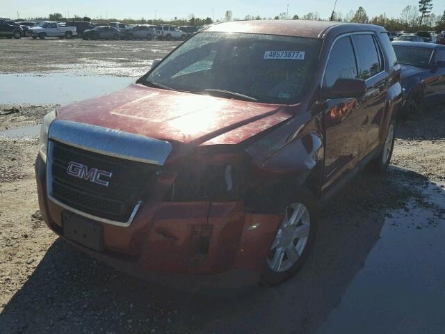 2GKALMEK6C6260044 - 2012 GMC TERRAIN SL RED photo 2