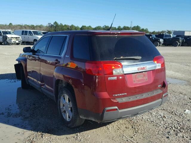 2GKALMEK6C6260044 - 2012 GMC TERRAIN SL RED photo 3