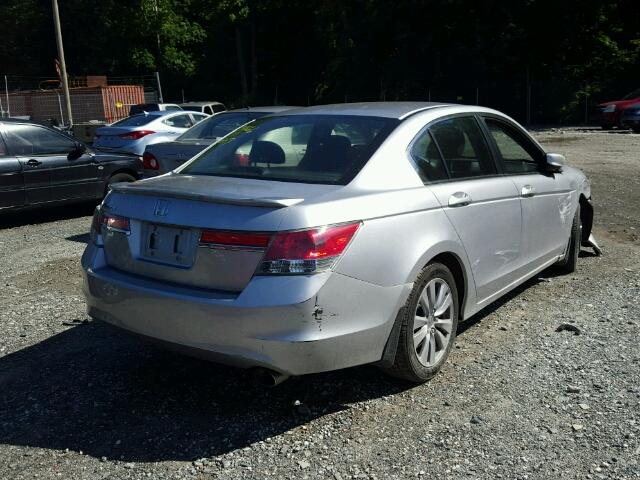 1HGCP2F76BA017800 - 2011 HONDA ACCORD EX SILVER photo 4