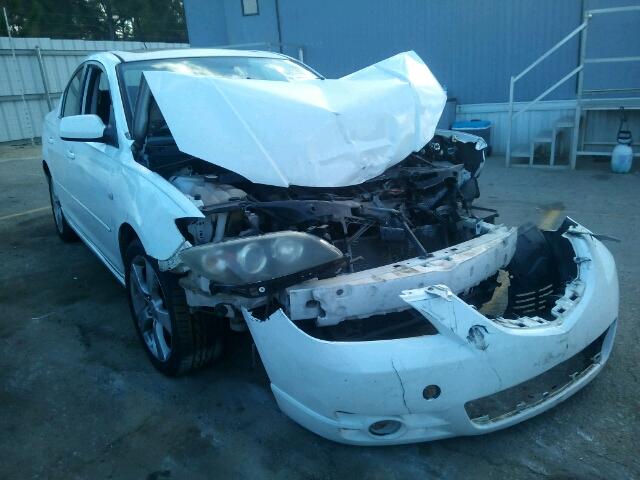 JM1BK323441128480 - 2004 MAZDA 3 S WHITE photo 1